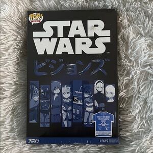 FUNKO POP STAR WARS Kyoto ANIME Manga T Shirt Unisex New NIB